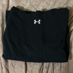 Under Armour Black Pullover with White Logo